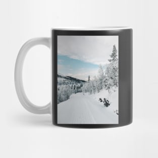 Wintertime in Norway - Snowy Landscape in Rondane National Park Mug